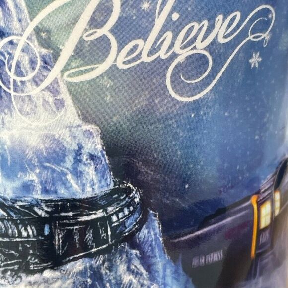Polar Express BELIEVE Raised Textured 3D Christmas Holiday Mug MULTIPLES - Picture 8 of 10